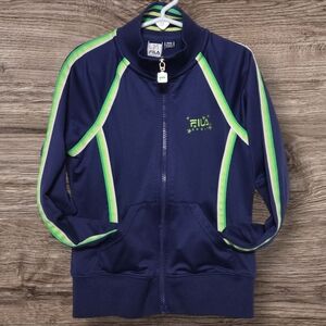 Fila Navy blue kid's full zip jacket